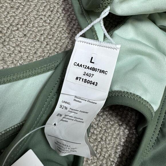 Cupshe Swimsuit Top Green Women’s Size Large NWT - Picture 10 of 11